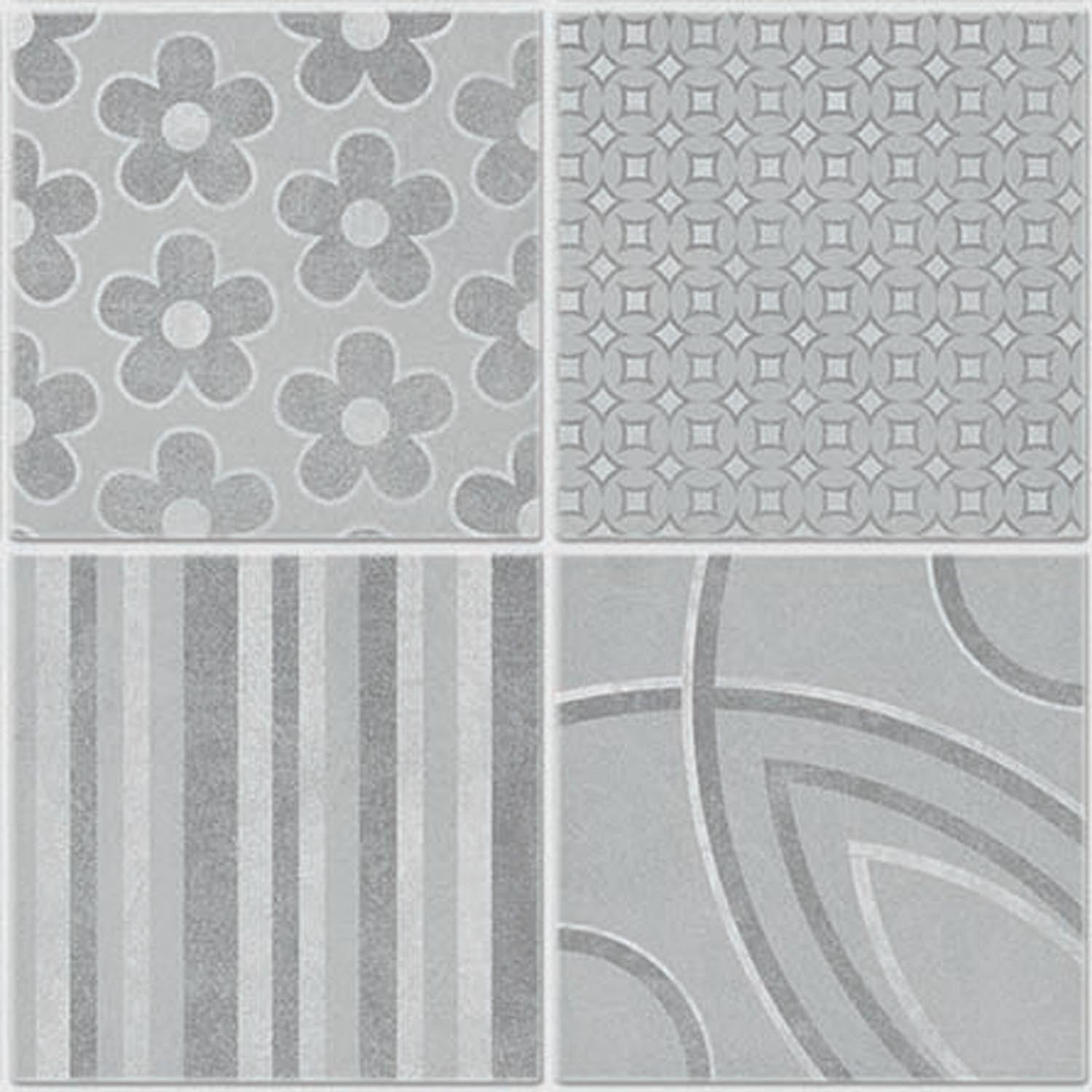 Decorative cement panels, 2 tiles