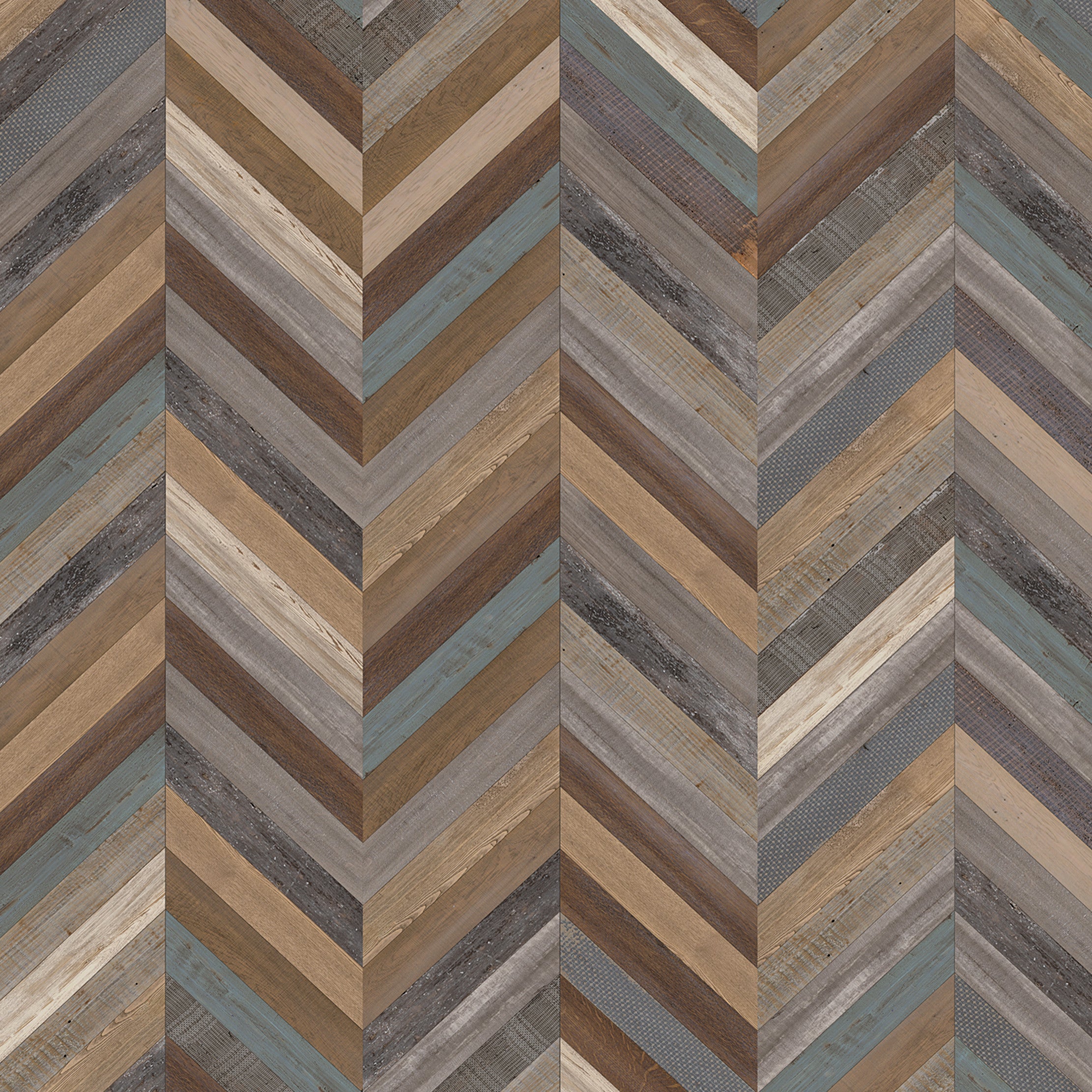 3D Patchwork V-Pattern cladding