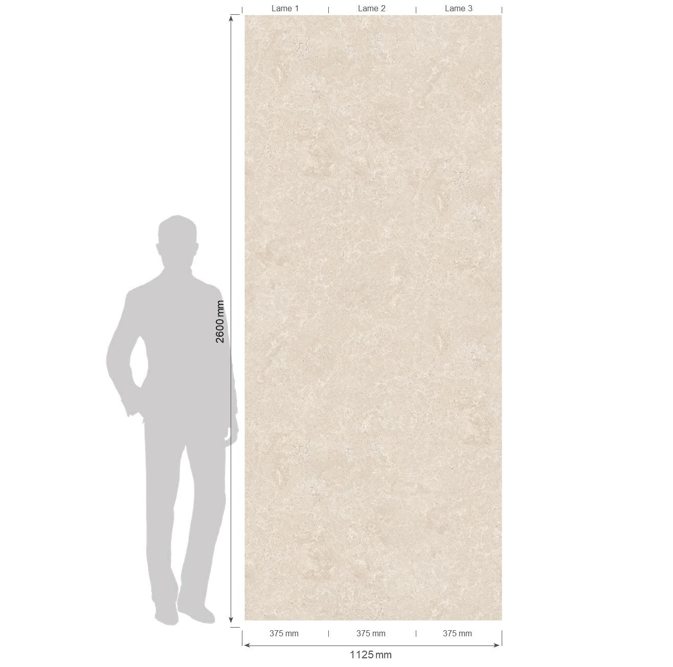 Revêtement Element 3D Travertino