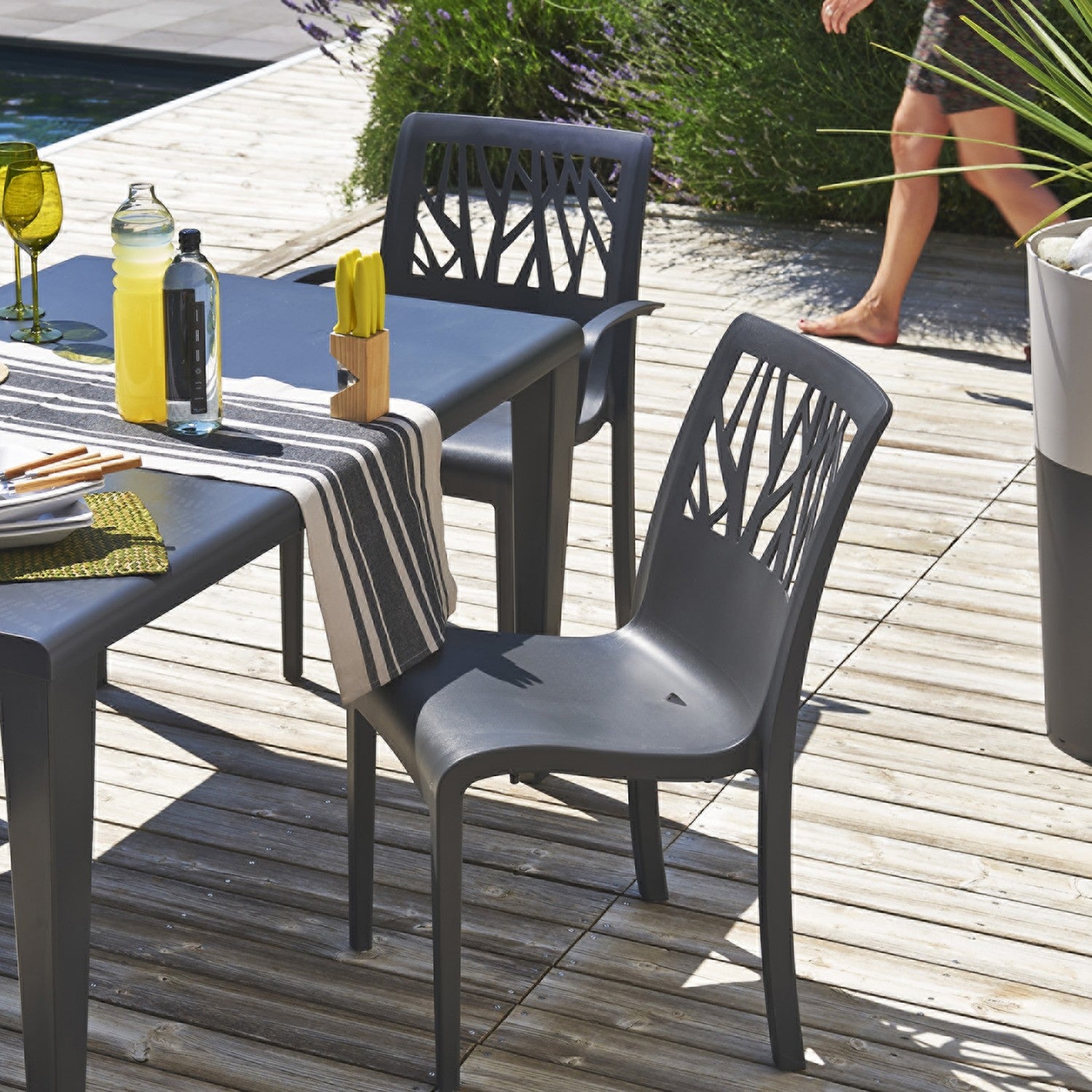 Chaise de jardin Végétal recyclée