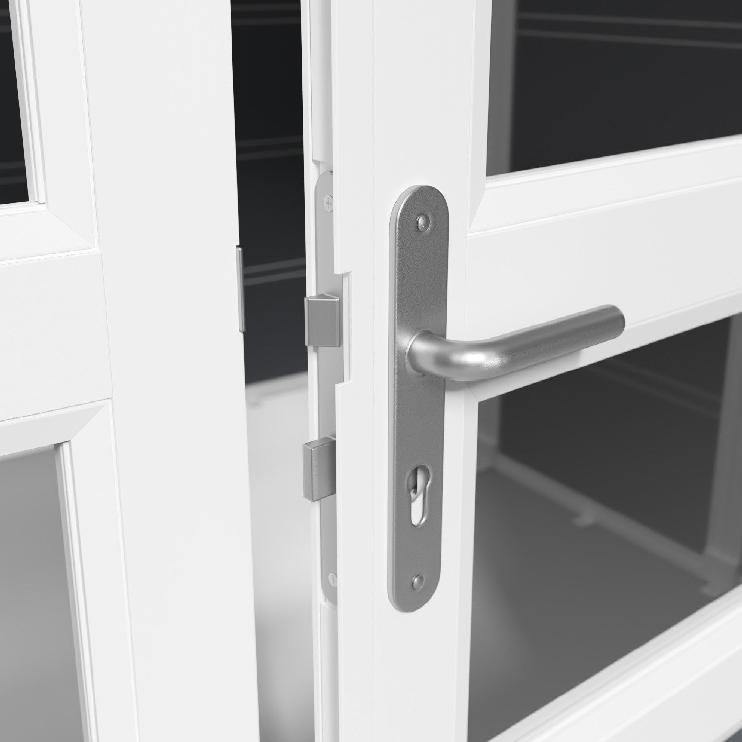 Caseta de jardín 7,5 m² Gris oscuro Basic Home