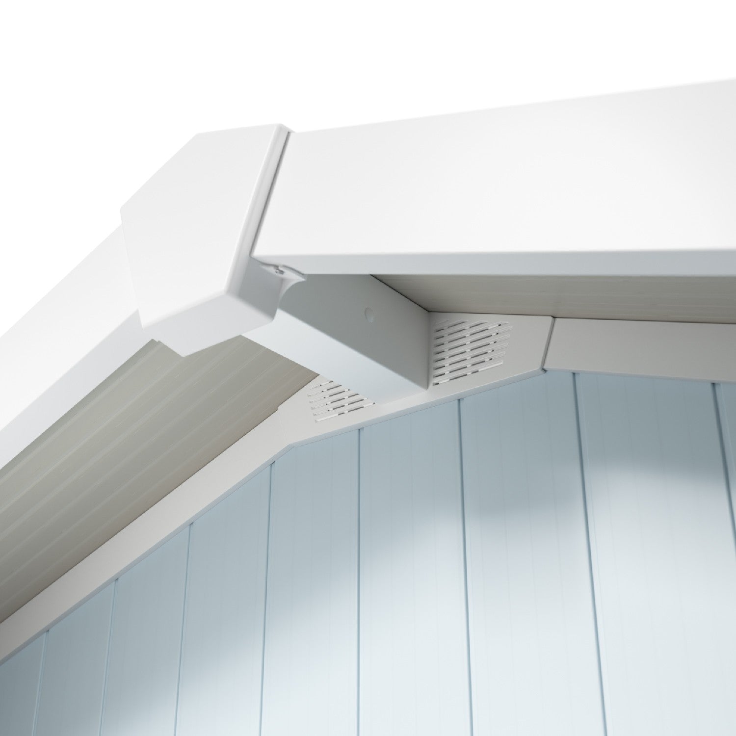 Abri de jardin 7,5 m² gris - bleu Utility