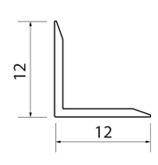 Inneneckprofil Aluminium