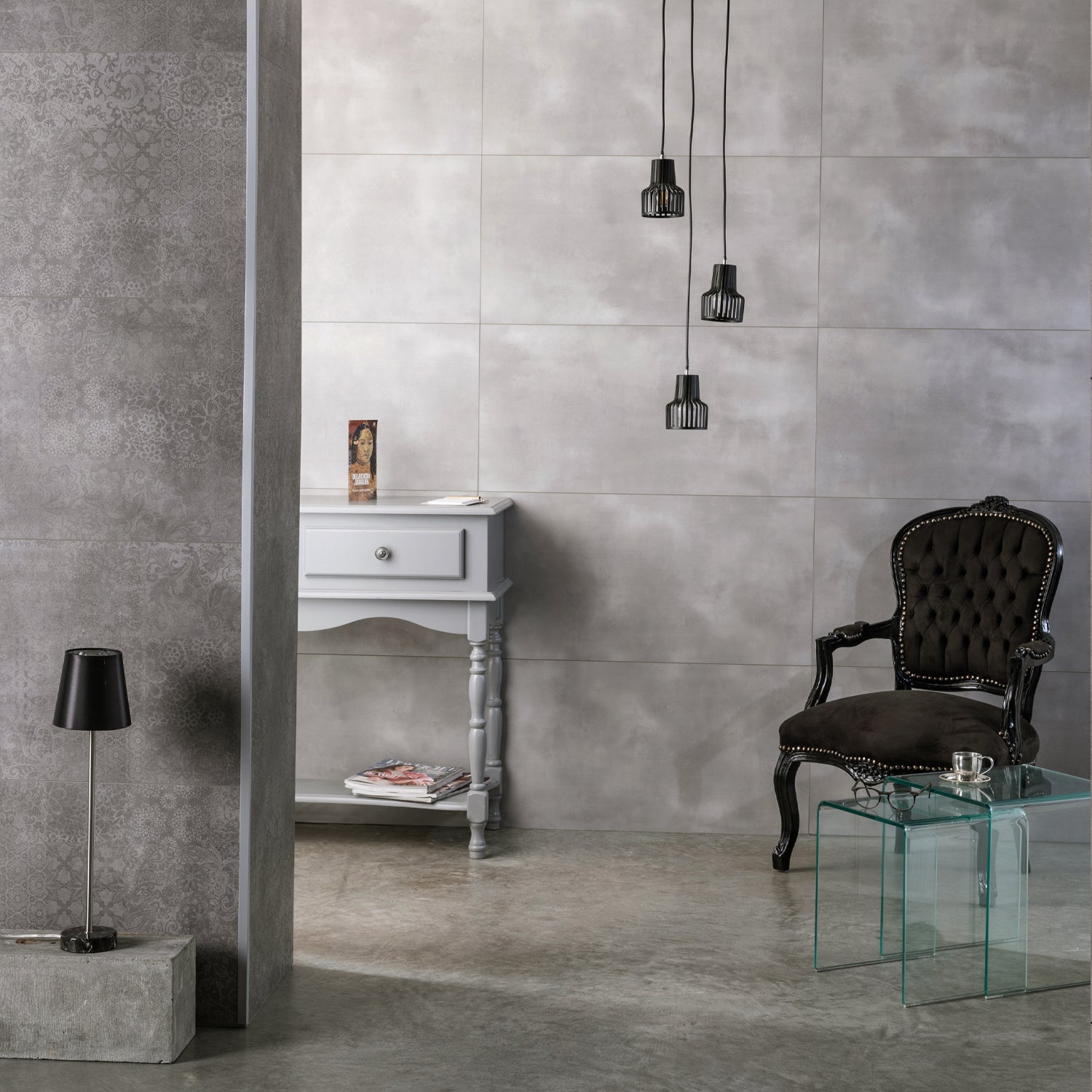 Azulejos para paredes Gx Wall+ 45x90 cm Gris cemento