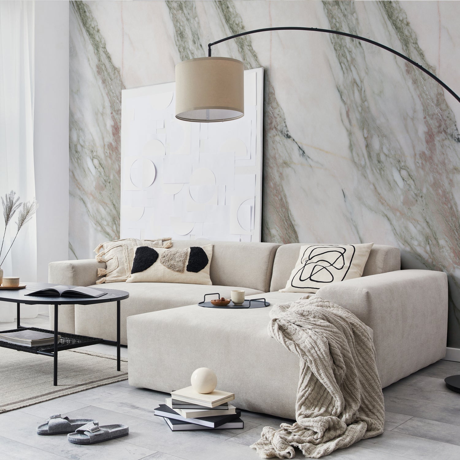 3D cladding Aurora pink marble