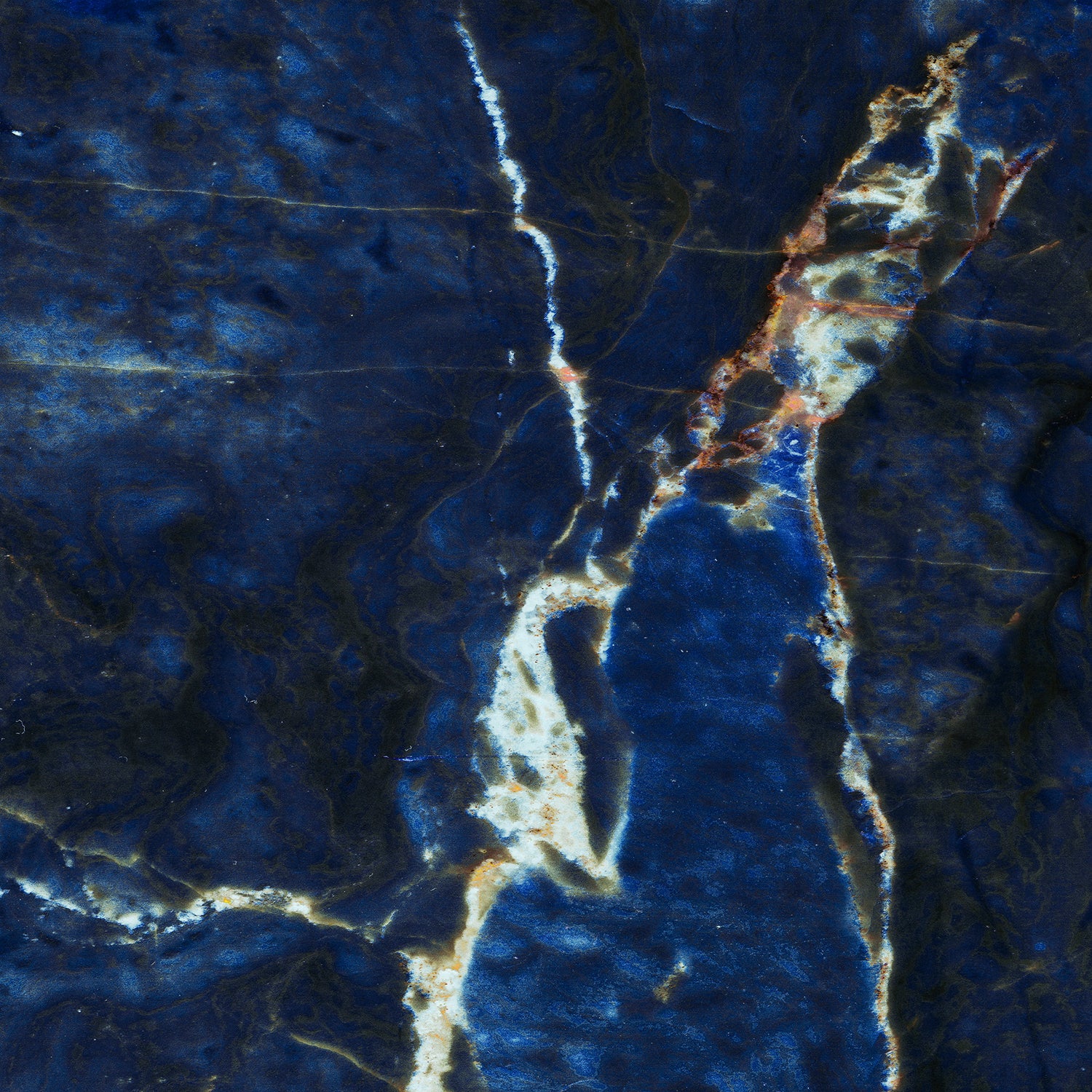 Revêtement Element 3D Marbre bleu brillant