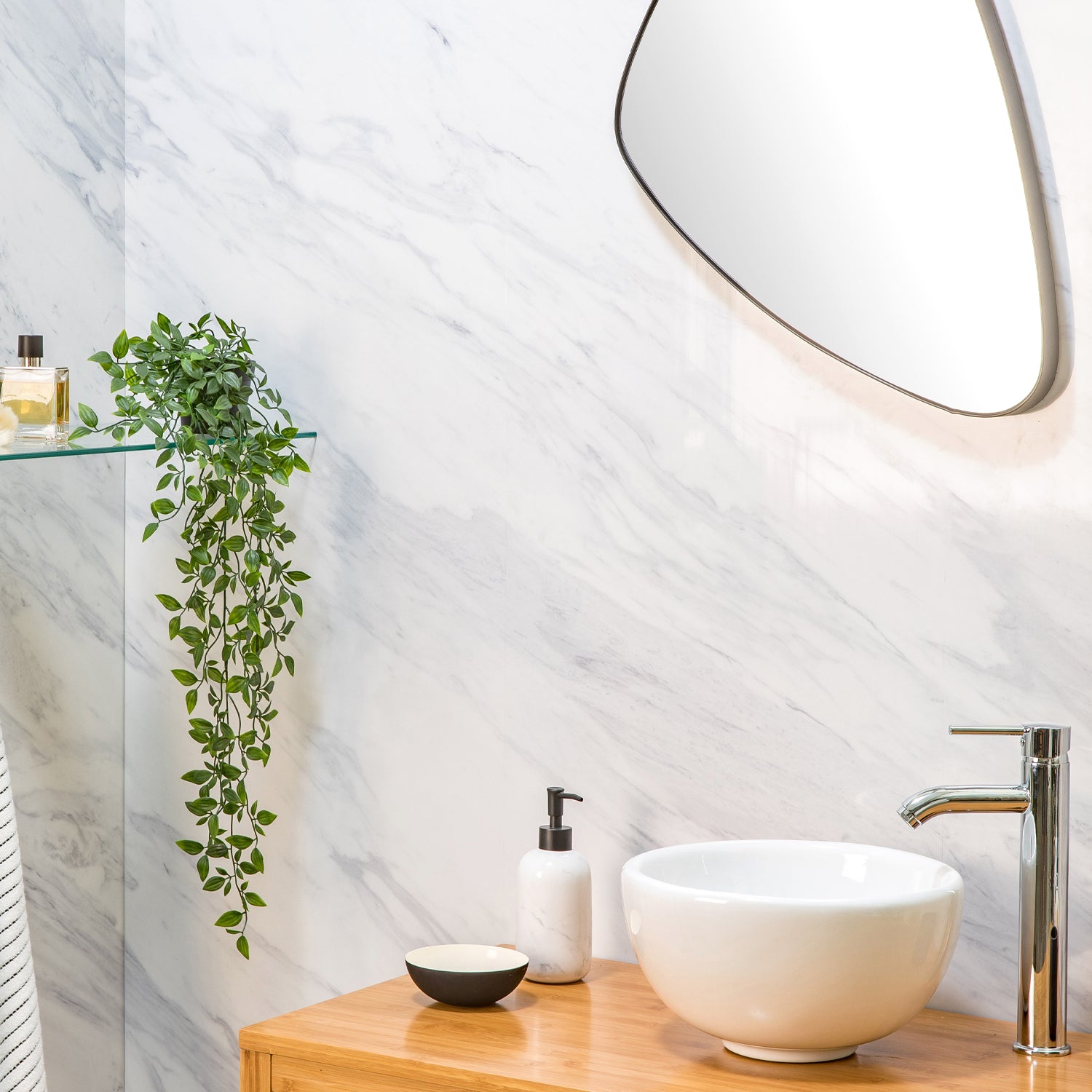 3D Volakas Marble cladding