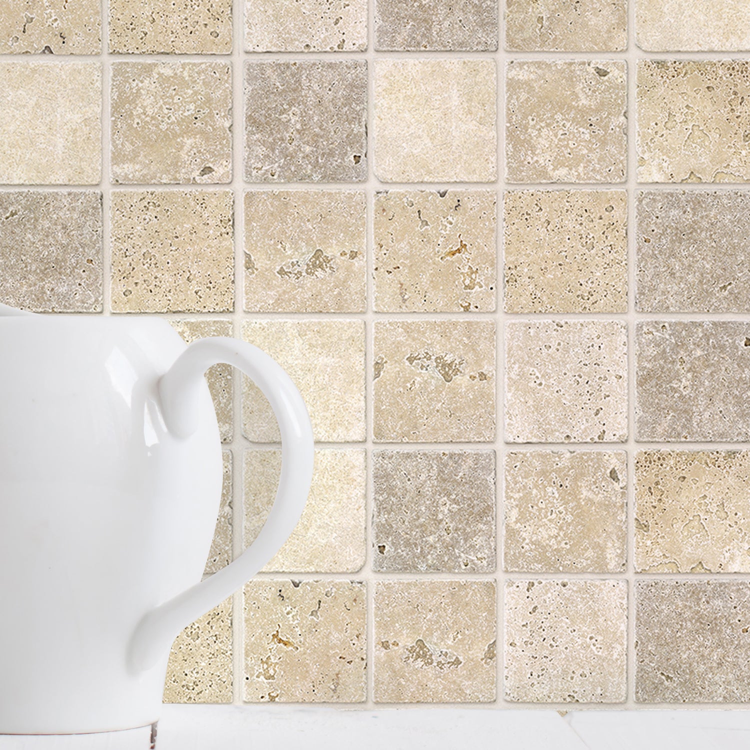 cladding 3D travertine mosaic