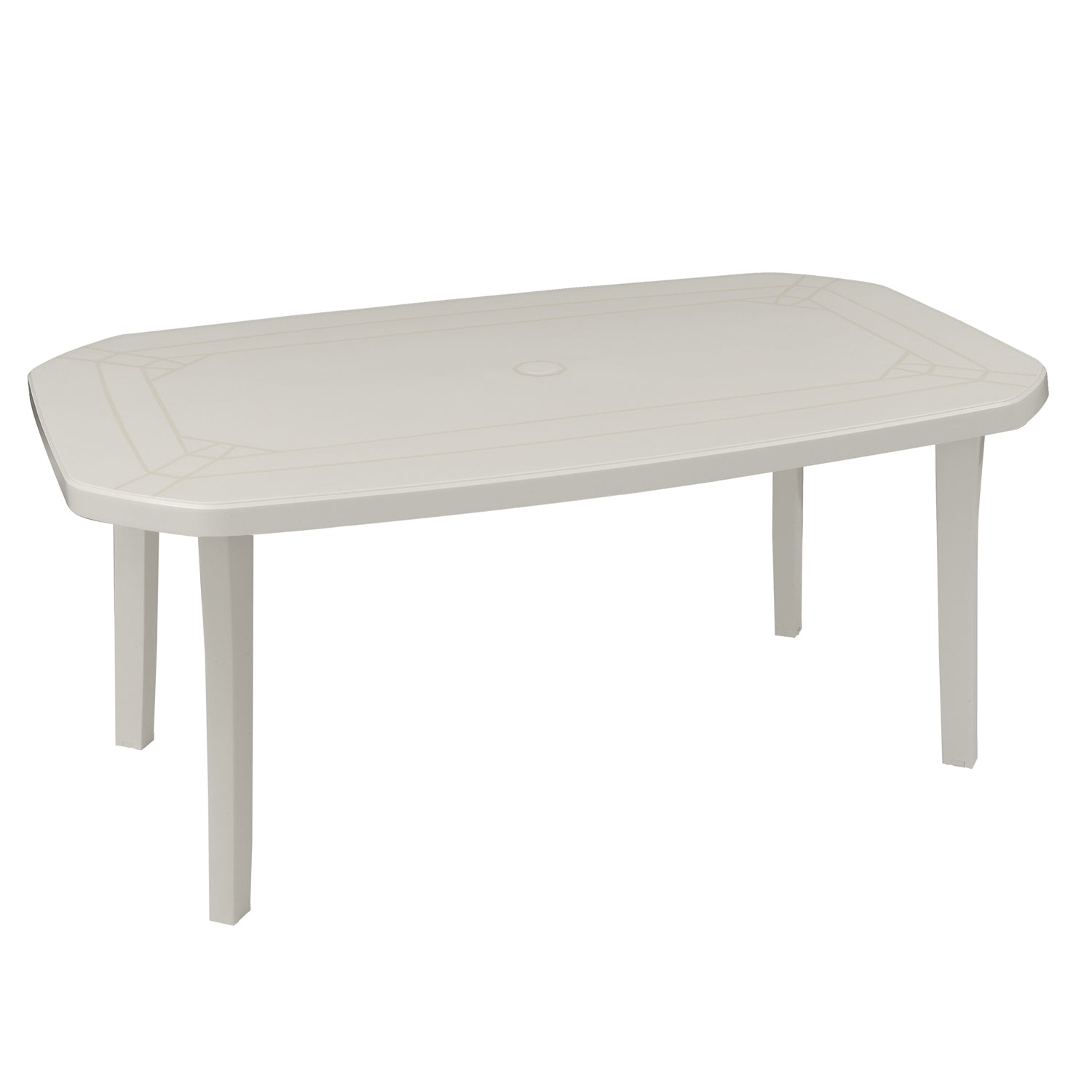 Miami Resin Patio Table, 165 x 100 cm