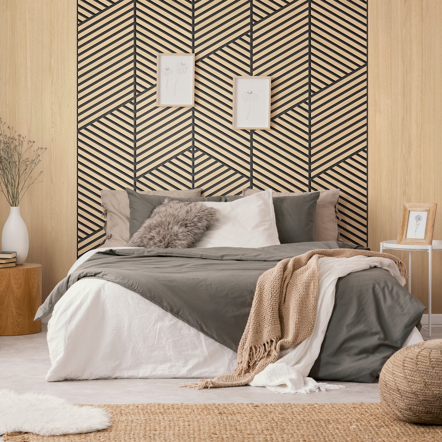 Beschichtung Element 3D Wood Ash