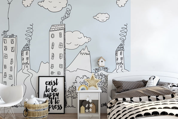 Cómo decorar la pared de una habitación infantil