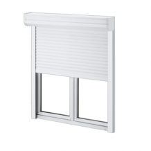 Fenêtre / porte-fenêtre PVC Clartherm avec coffre volet extérieur