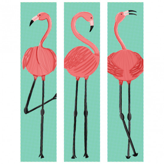 Cadre décoratif mural Flamingo