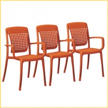 Pack 3 fauteuils Factory dont 1 offert