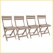 Pack 4 chaises Miami pliantes dont 1 offerte-1