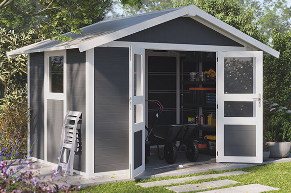 Pourquoi choisir un abri de jardin PVC Grosfillex ?