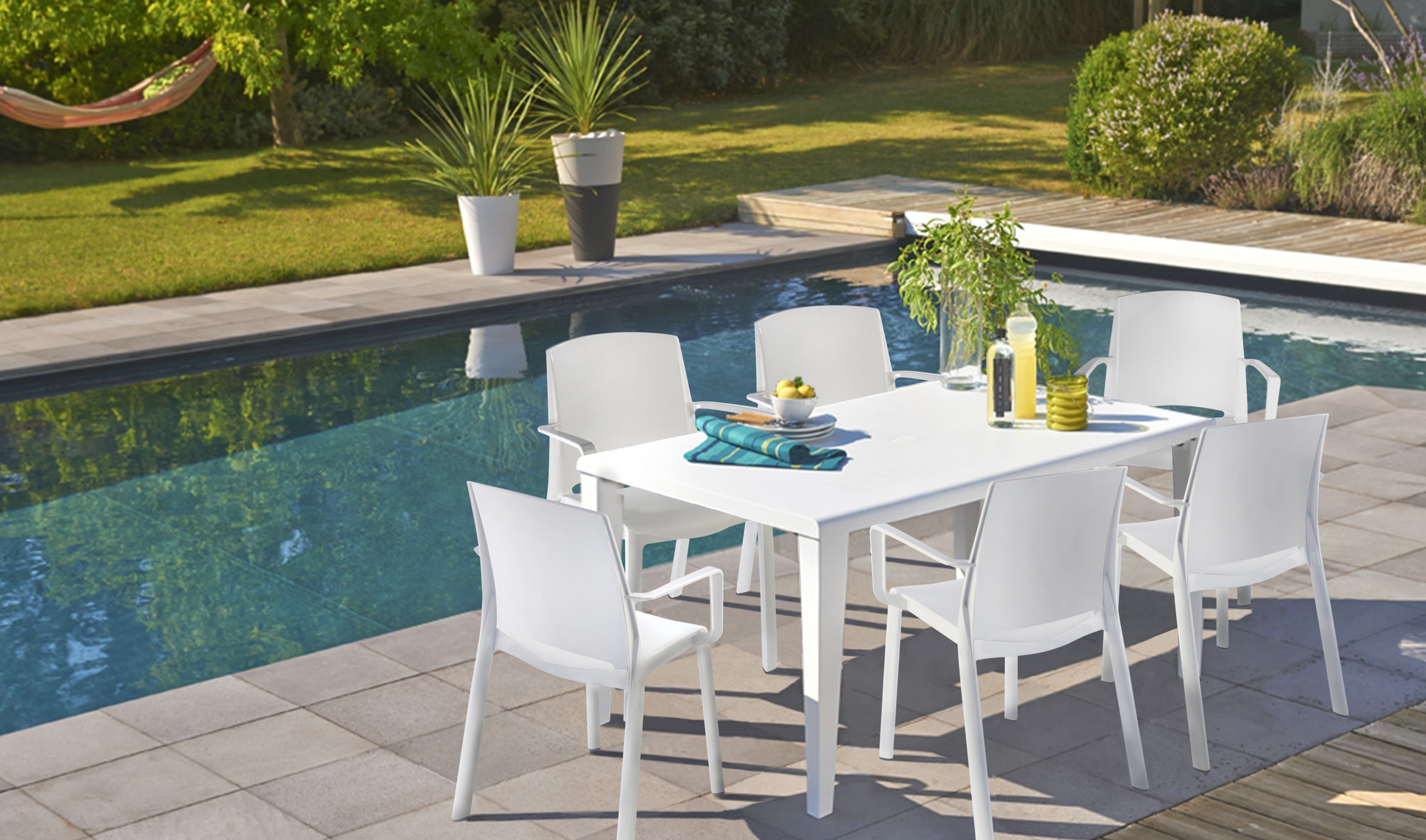 Fauteuils de jardin en résine