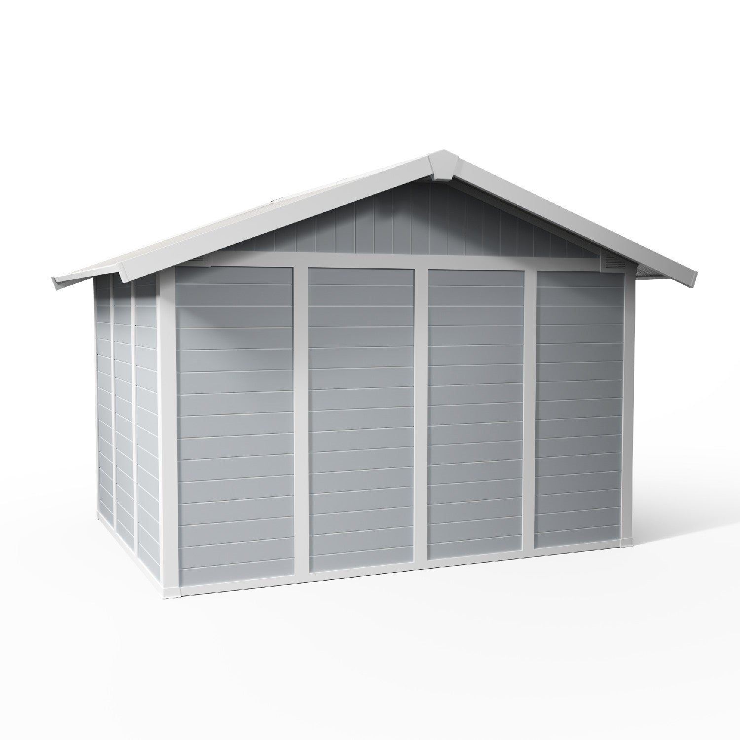 グレイスフィールド 7.5 m² light gray garden shed, Decorative, Garden shed - Grosfillex