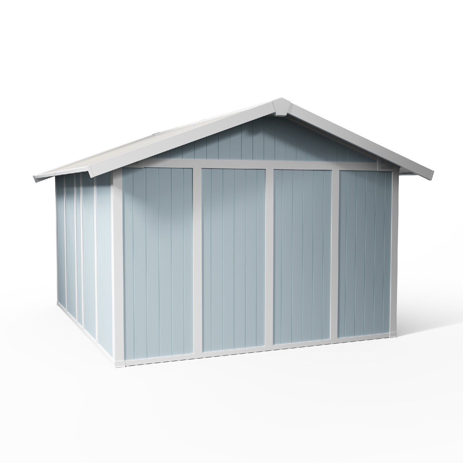 Garden shed, Utility 11 m², gray blue / Grosfillex, Garden shed