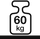 Capacité de charge Résistance 60kg