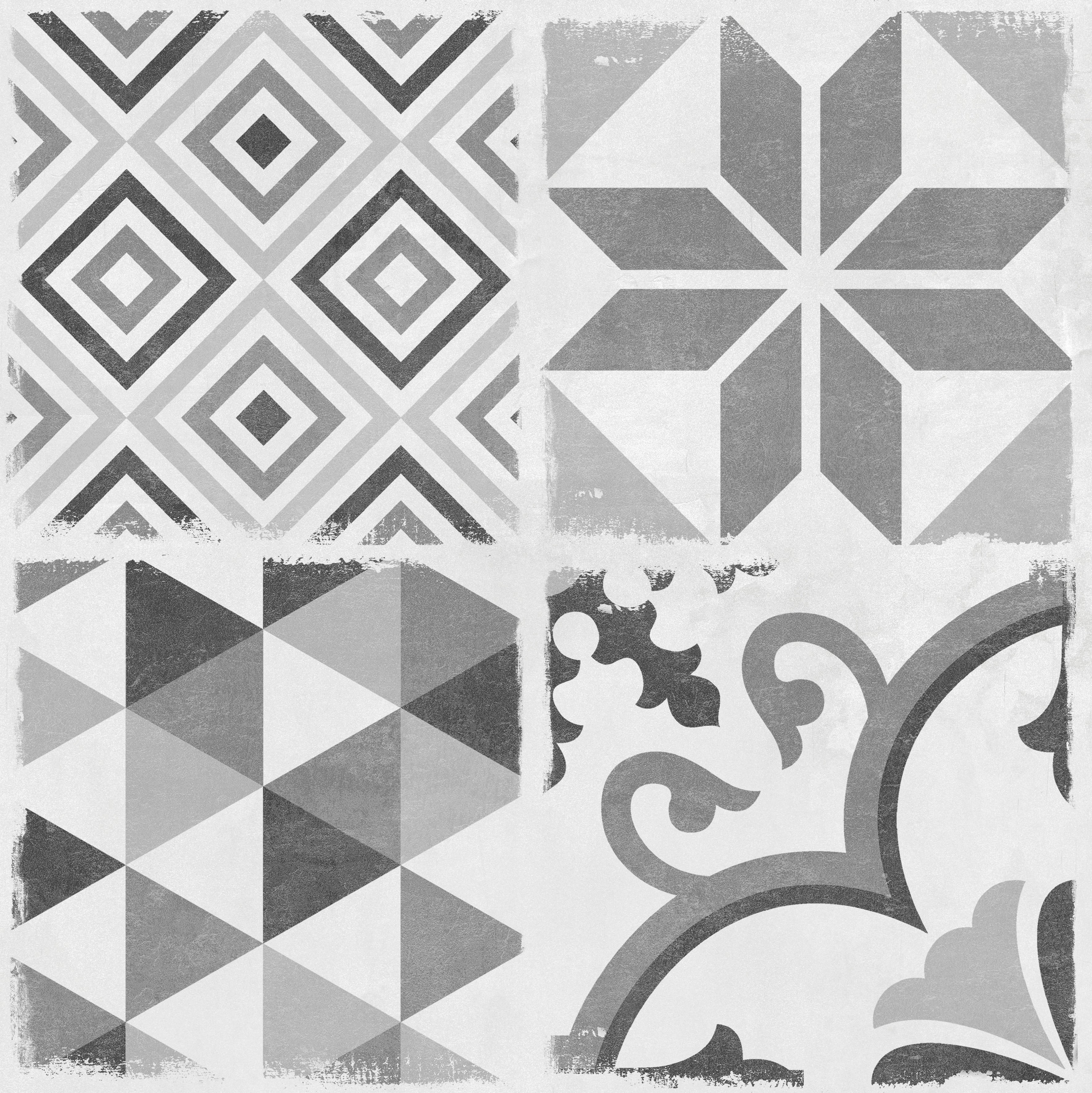 Table de jardin pieds droit carreaux ciment 165 X 100 cm