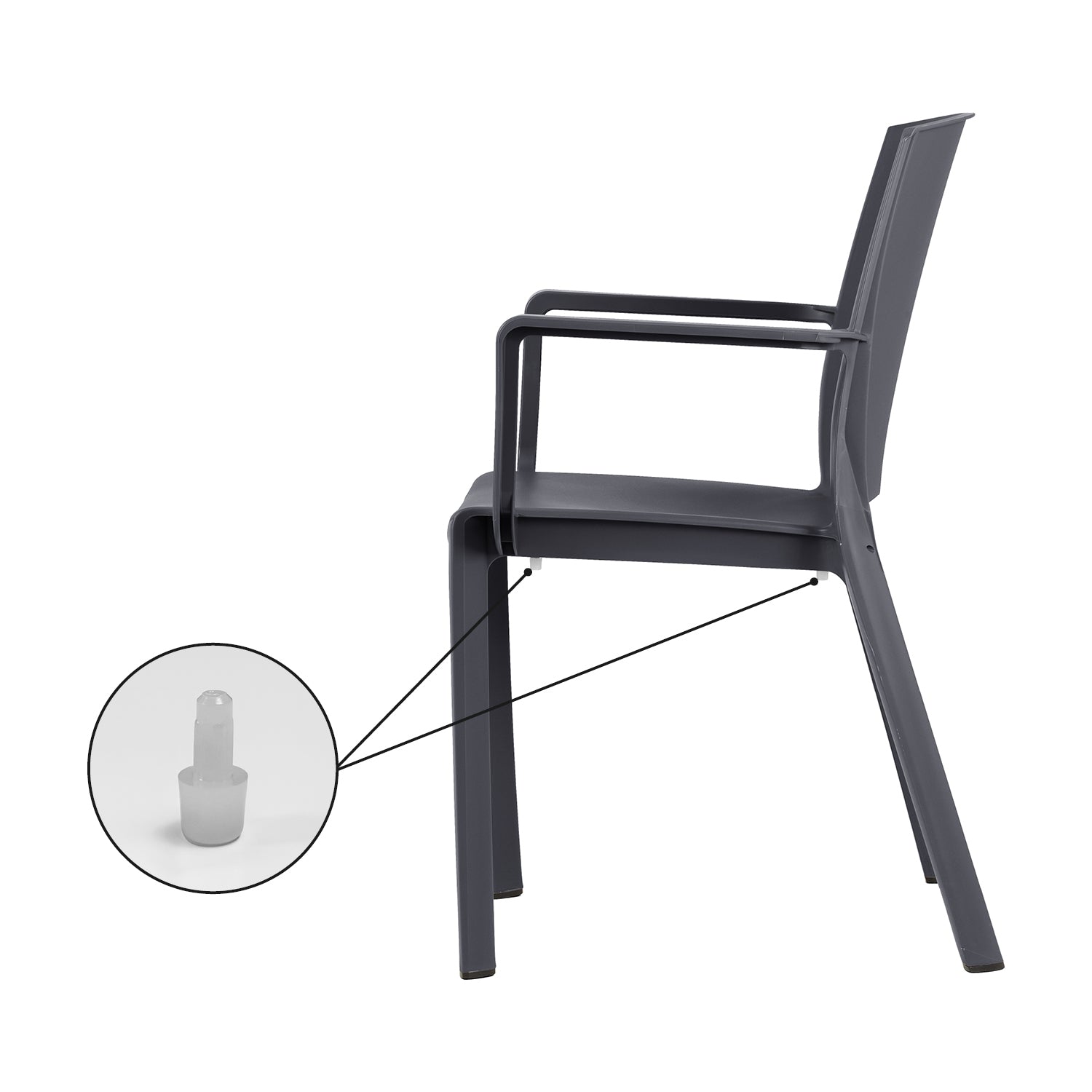 Butée d'empilage chaises et fauteuils