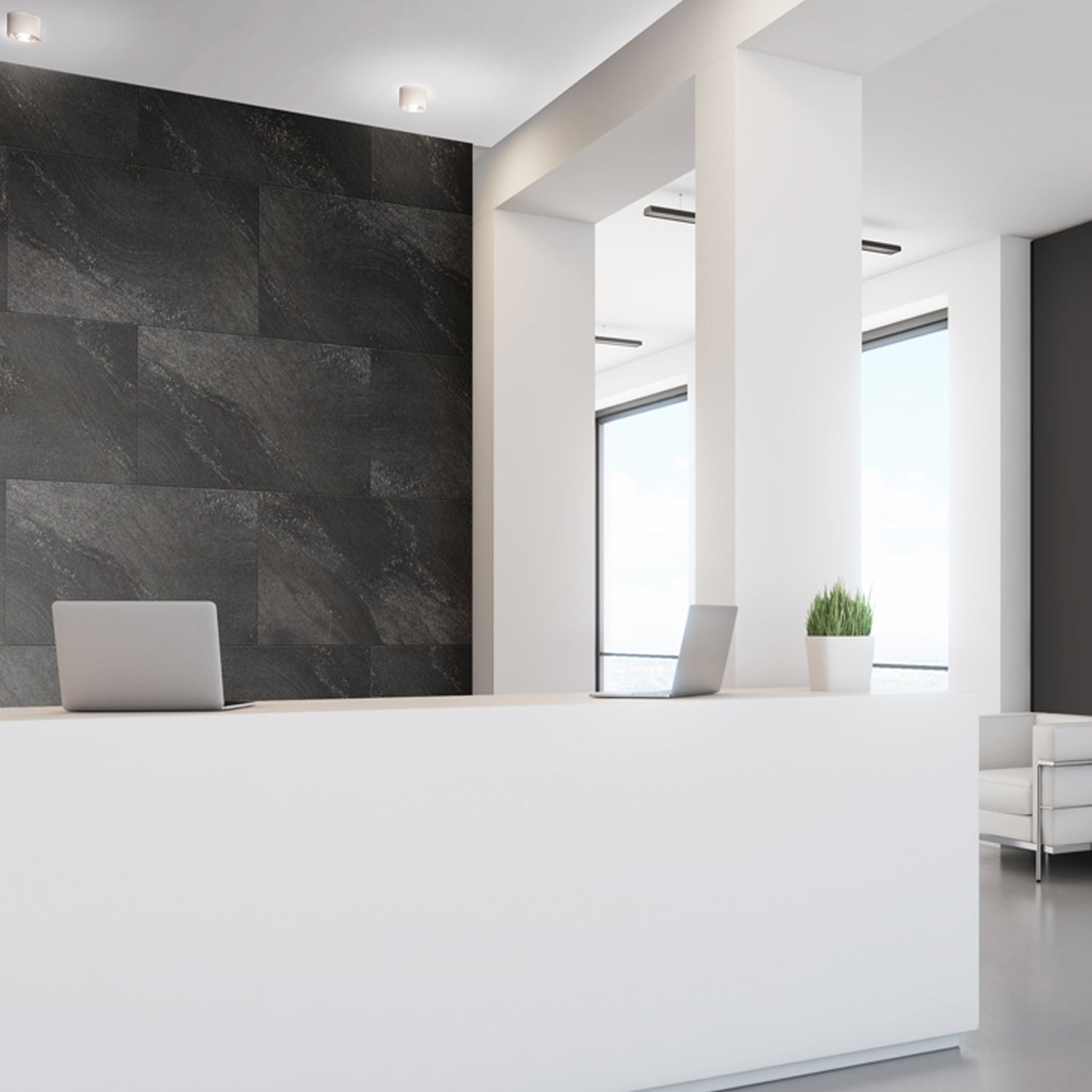 Azulejos para paredes Gx Wall+ 45x90 cm Dark stone