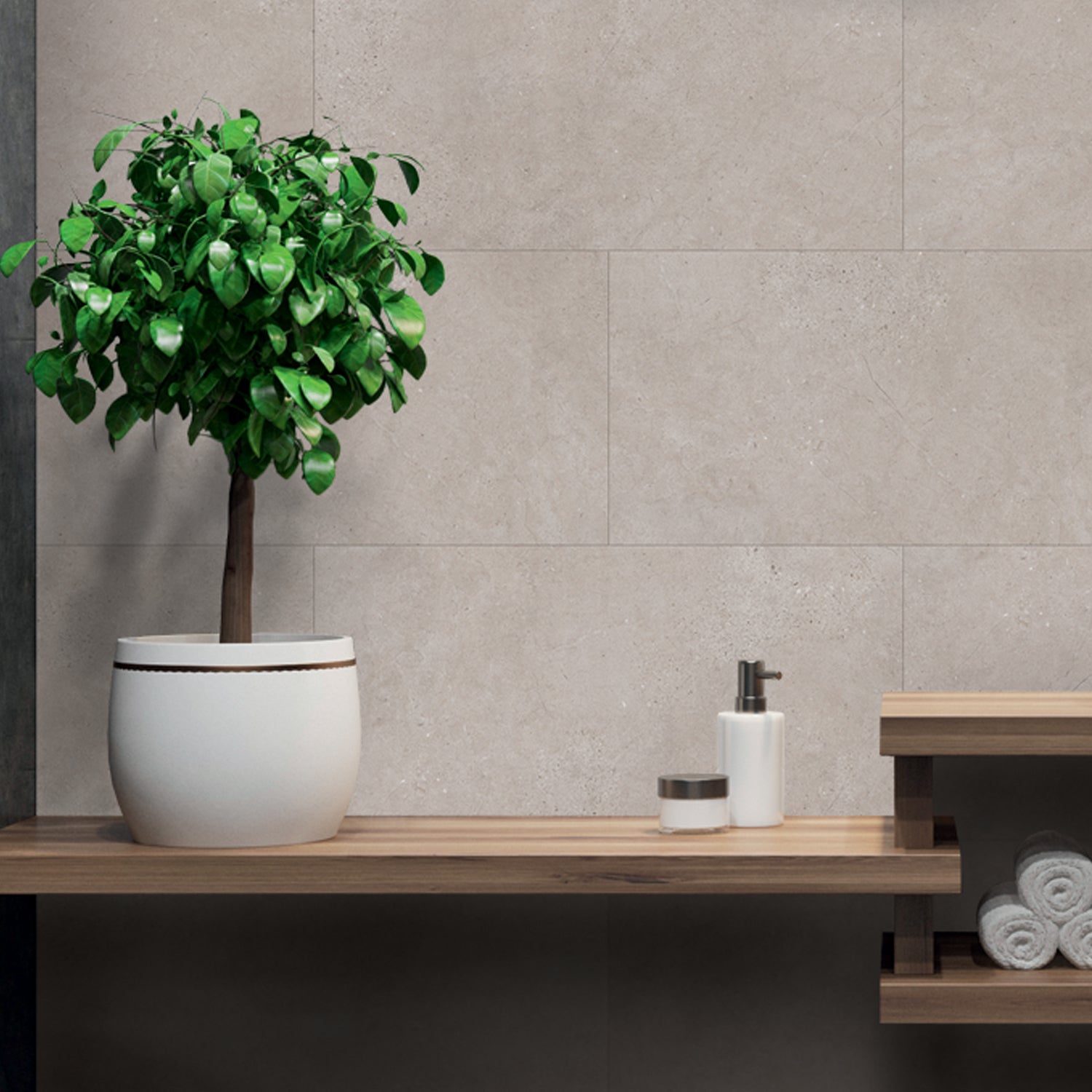 Gx Wall+ Wall Tiles 45x90 cm - Cream-Slate, Great Deals -wall