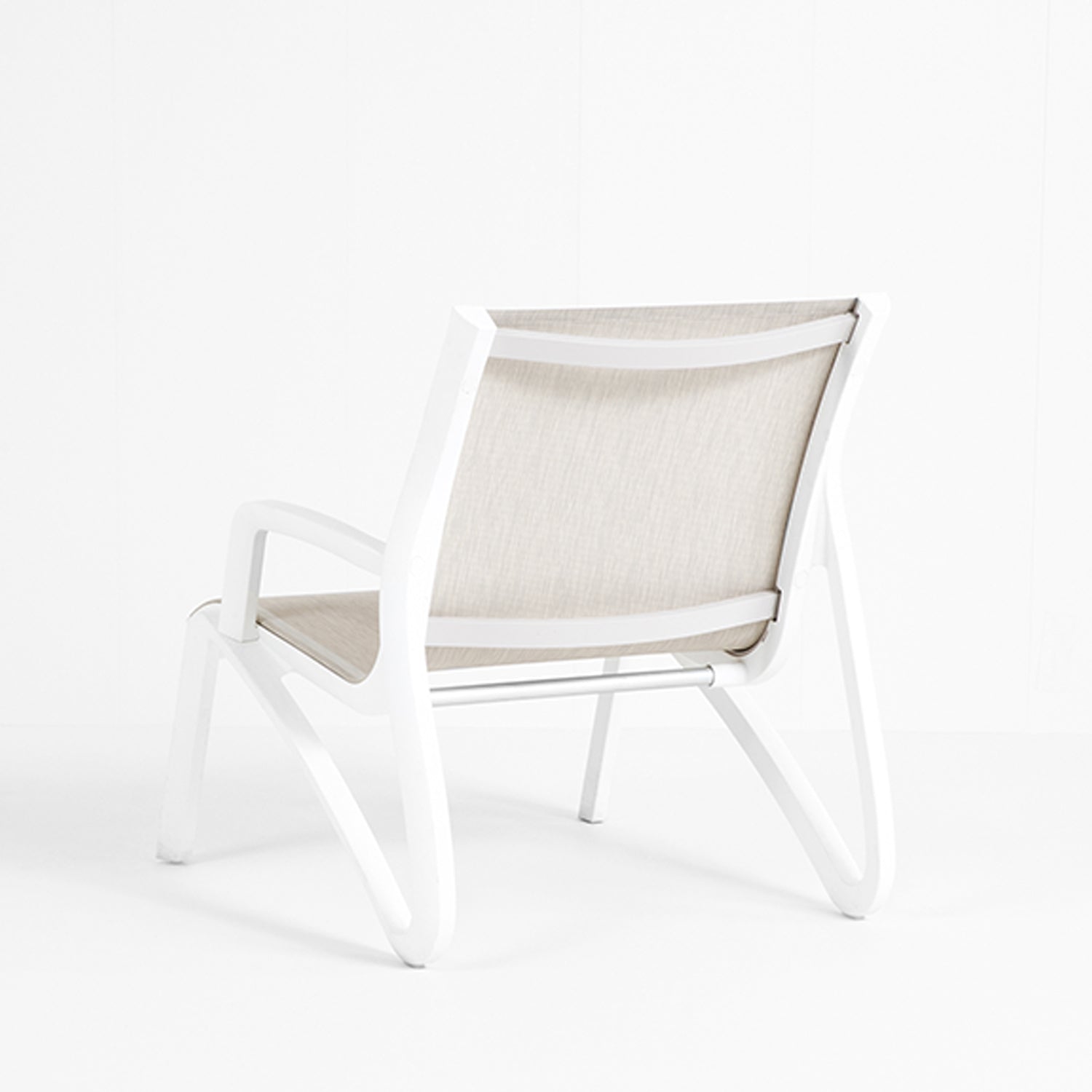 Fauteuil bas d'extérieur contemporain Sunset