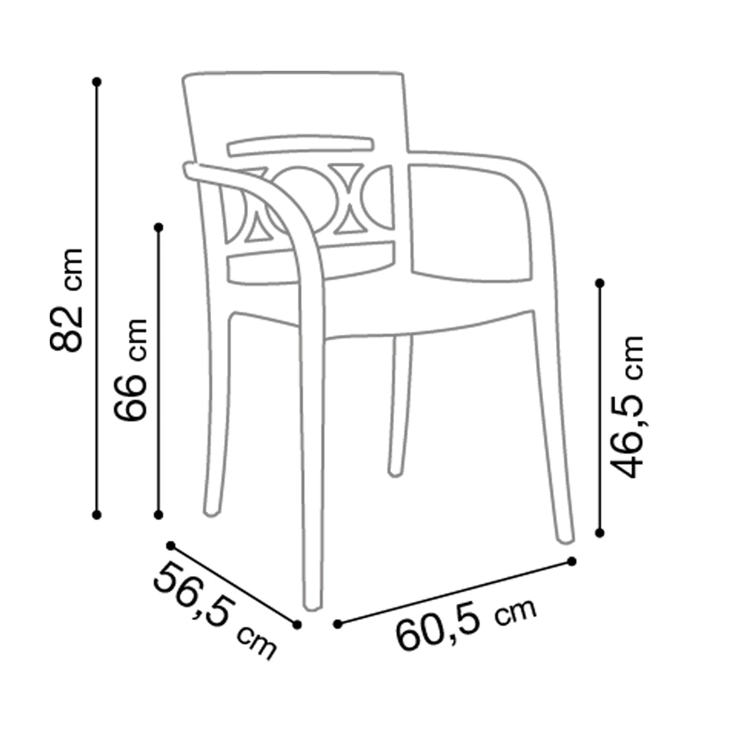 Fauteuil intérieur et extérieur Moon