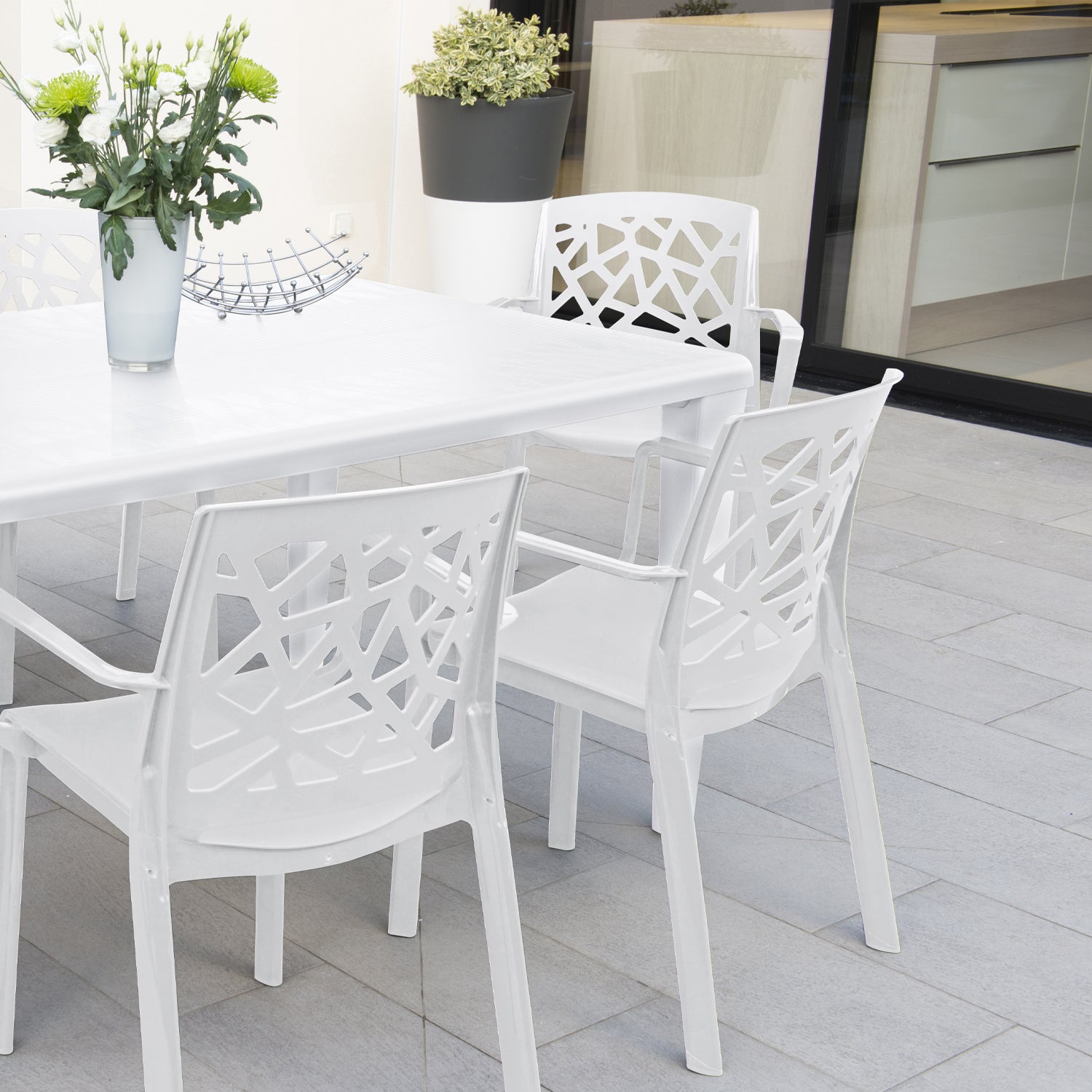 Fauteuil extérieur résine Stuart