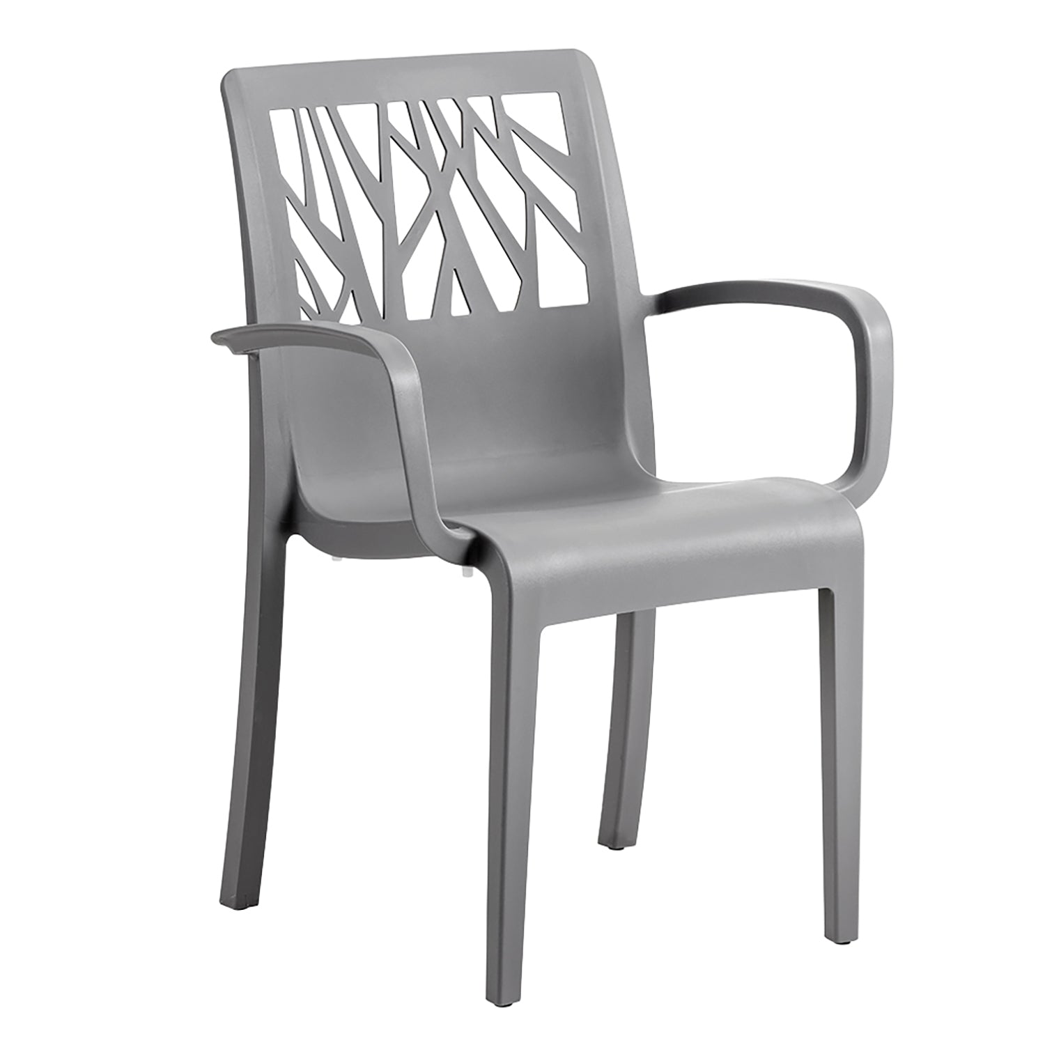 Lot table Carreaux de ciment 165 x 100 + 3 fauteuils & 3 chaises Vegetal