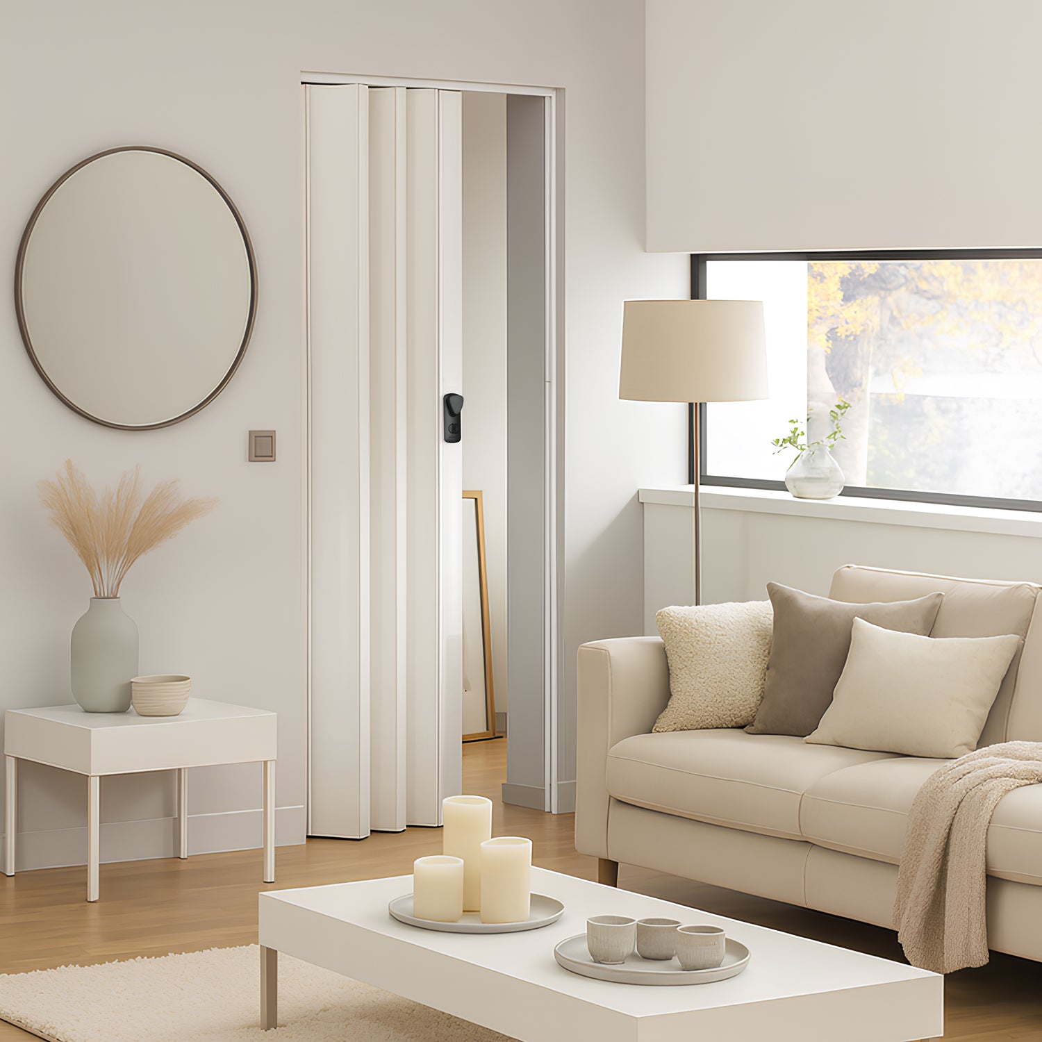 Axia folding door, PVC interior folding door - Grosfillex