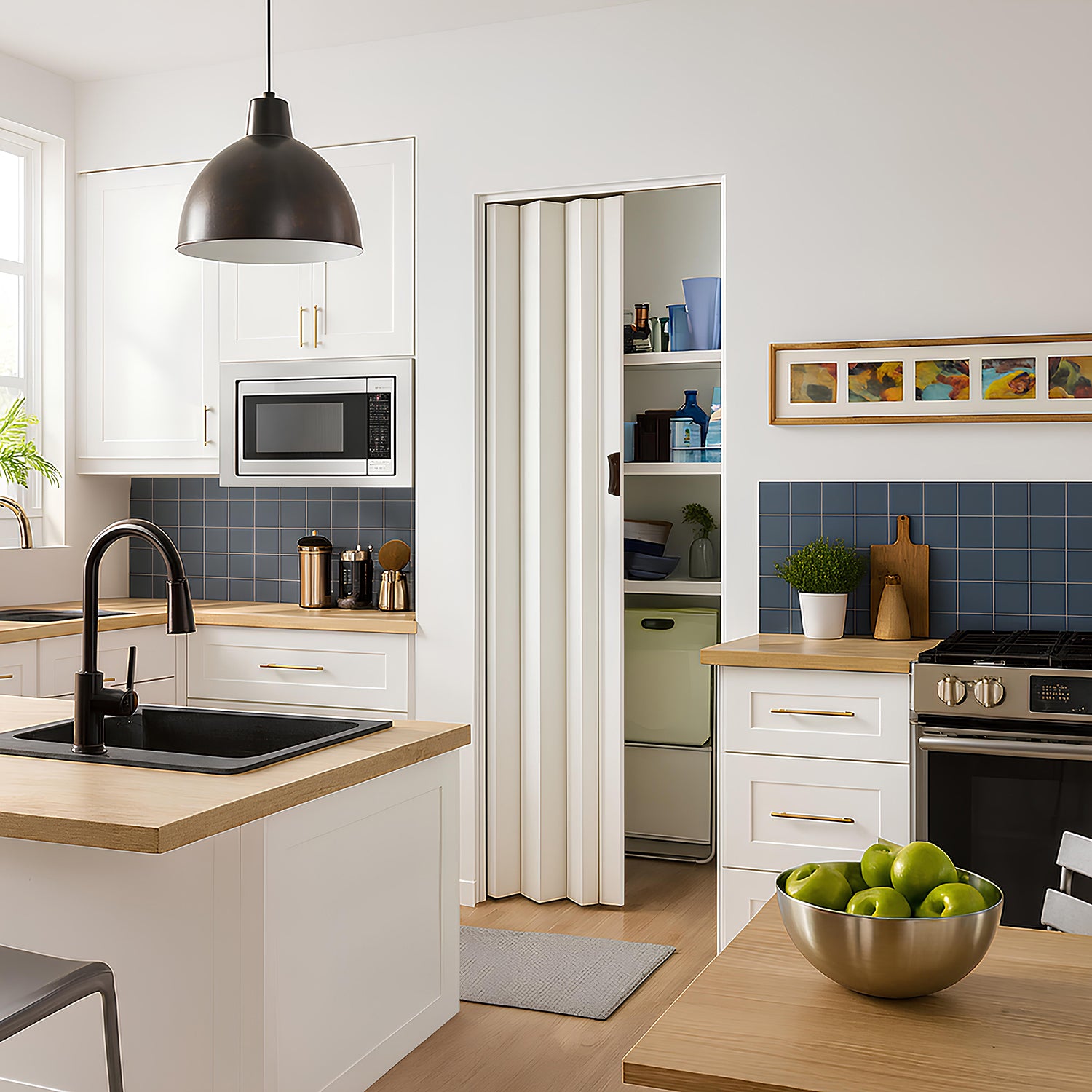 Una folding door, PVC interior folding door - Grosfillex