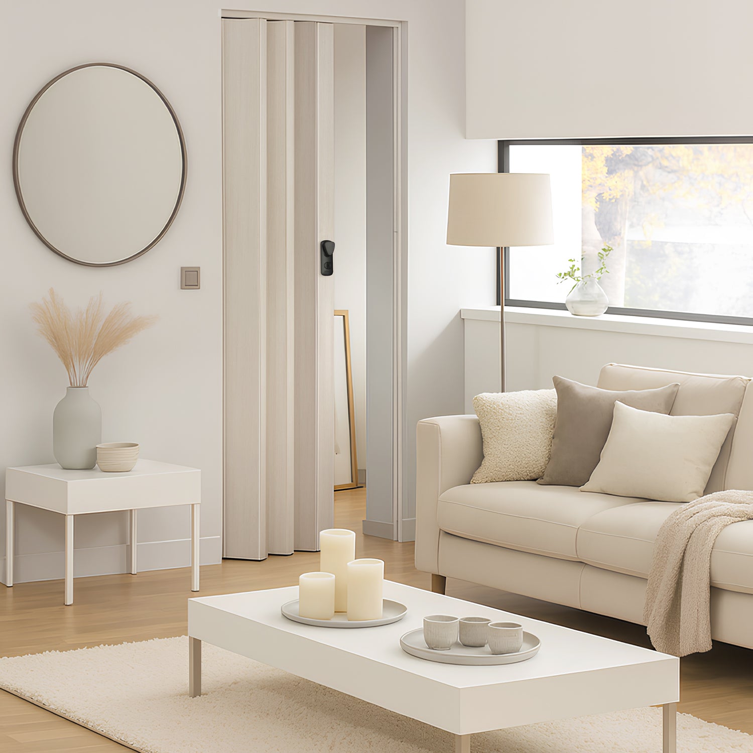 Axia folding door, PVC interior folding door - Grosfillex