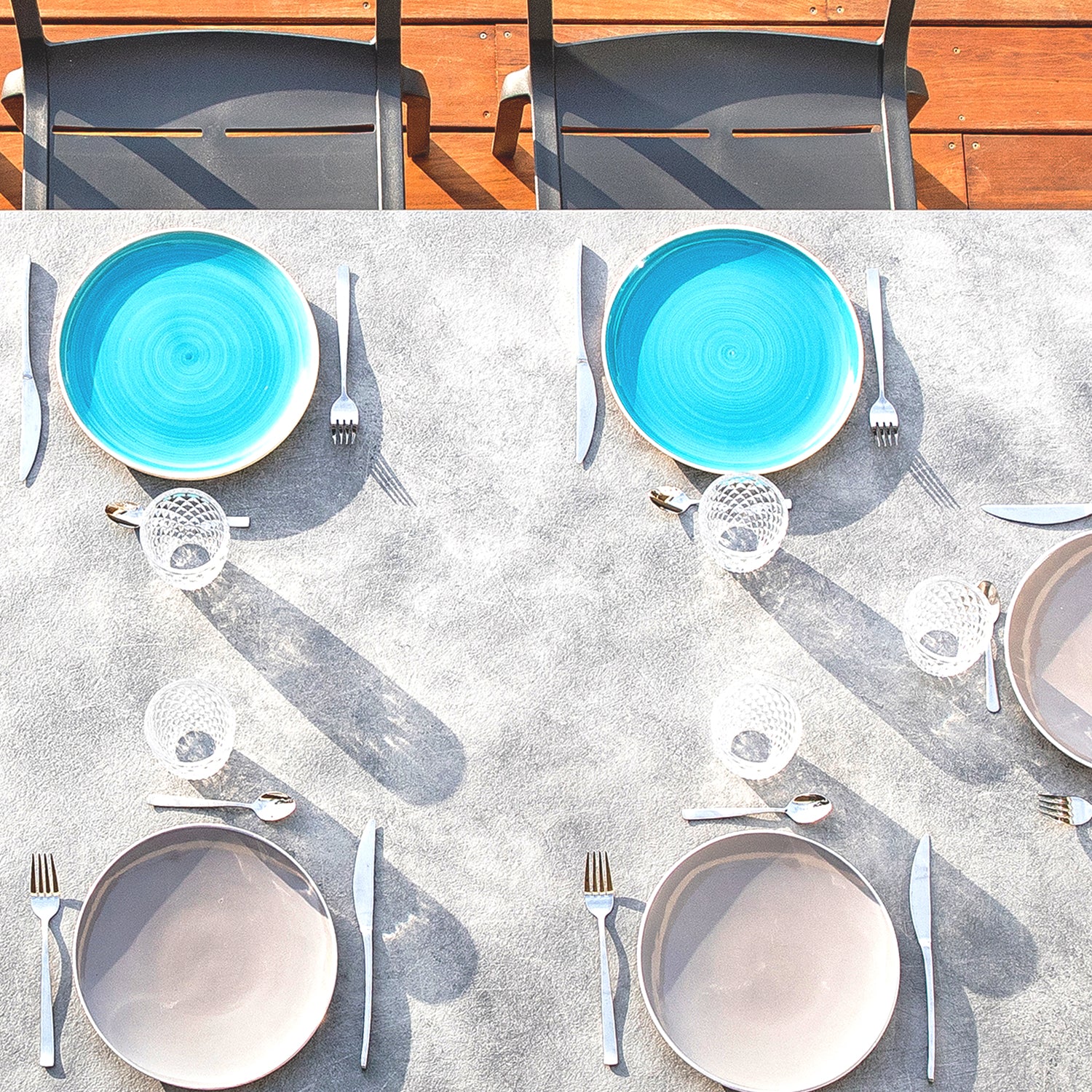 Table rectangulaire GREGGIA 220 x 95 cm