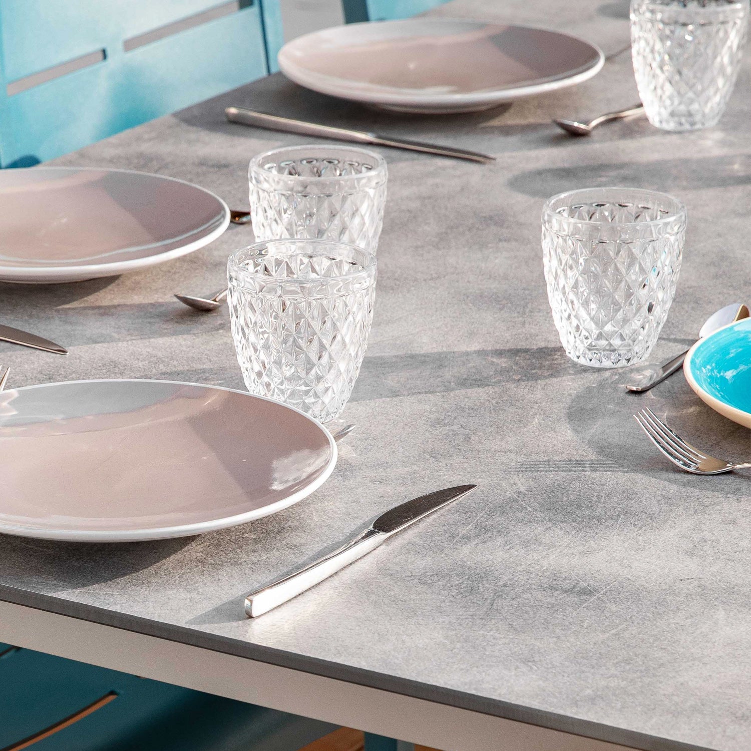 Table rectangulaire GREGGIA 220 x 95 cm