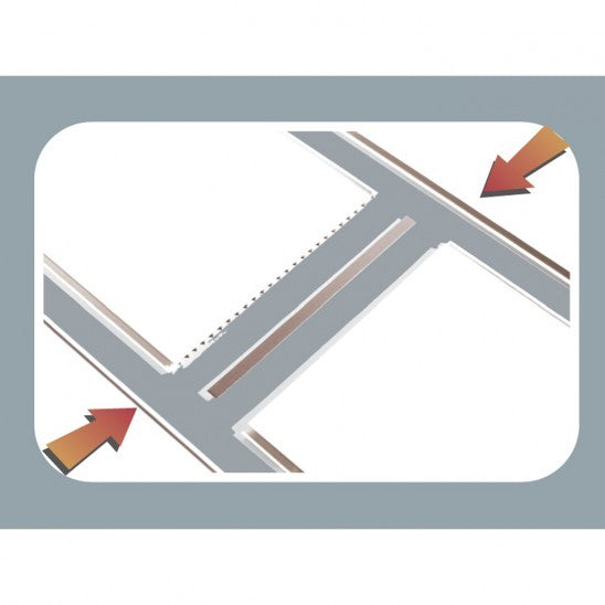 Kompakte, ansteckbare Elementverkleidung