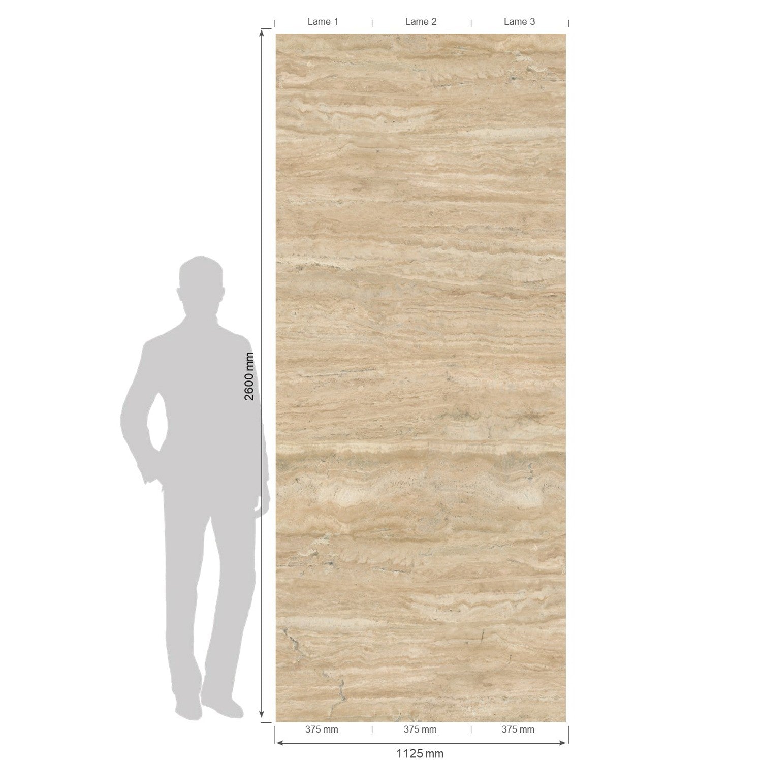 Verkleidung Element 3D Romano Antico