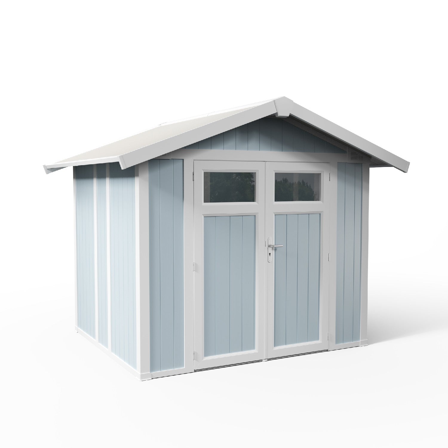 Gartenhaus 4,9 m² grau-blau Utility