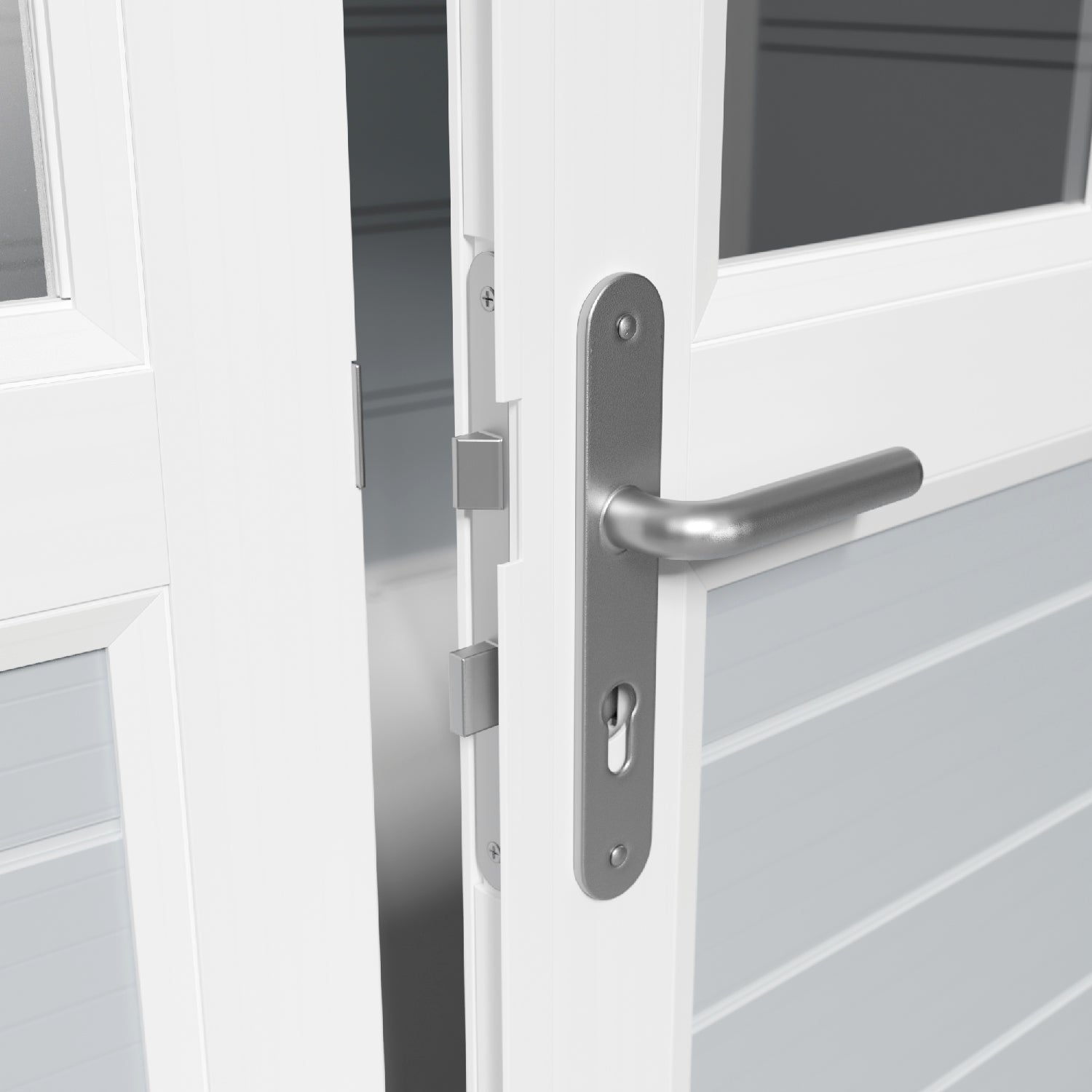 Gartenhaus 11 m² hellgrau Déco