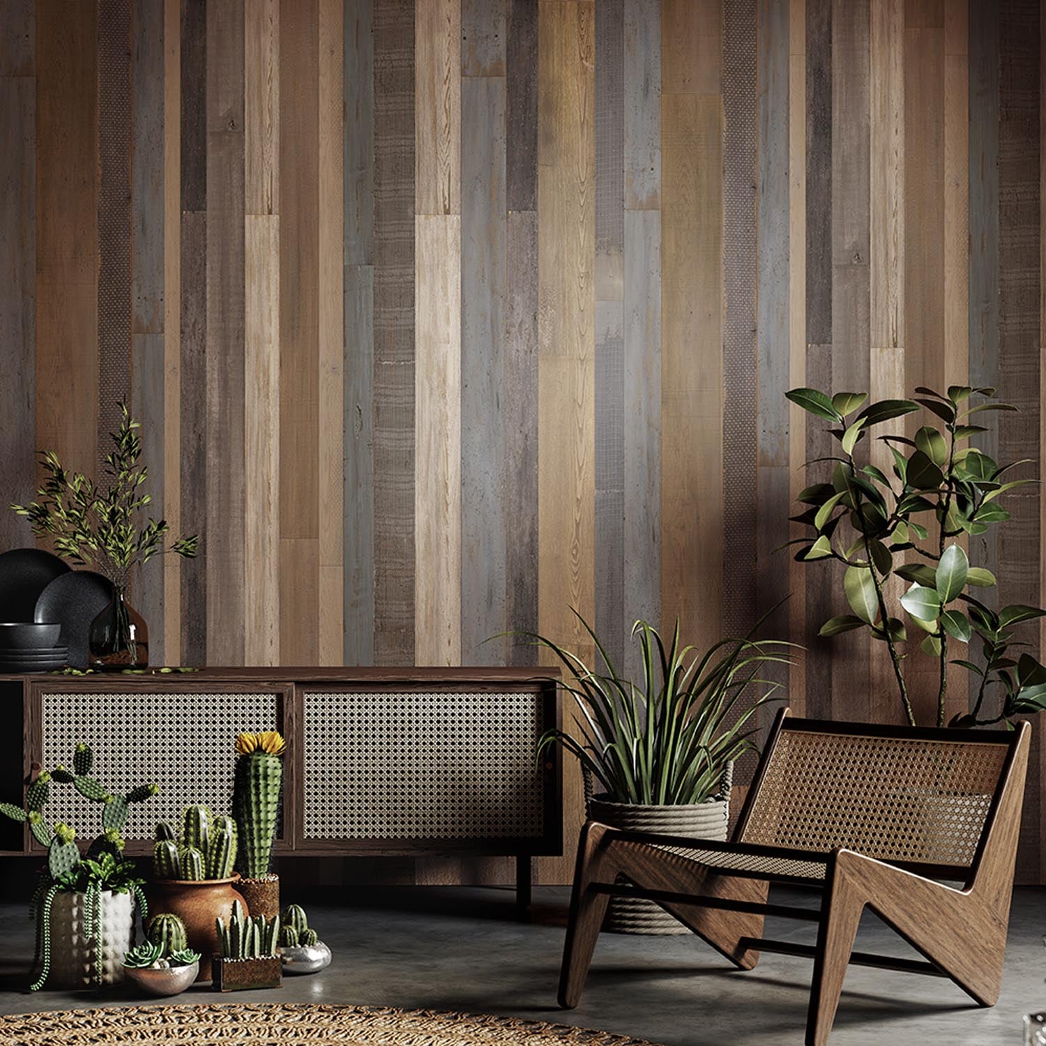 Element 3D Patchwork-Verkleidung