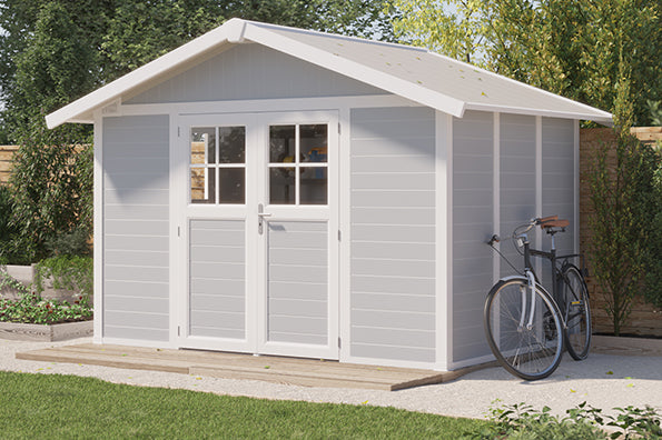 Why and how should you protect the bottom of a garden shed?