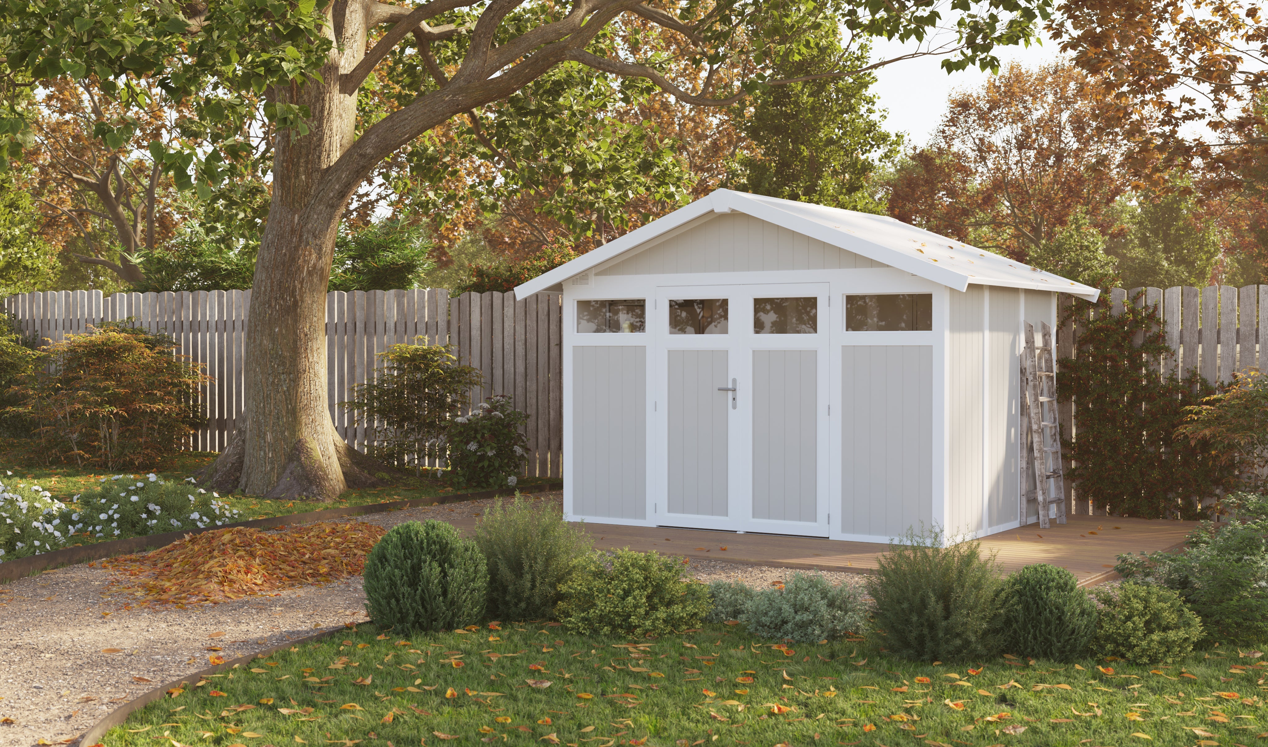 Resin garden sheds smaller than 10 m²