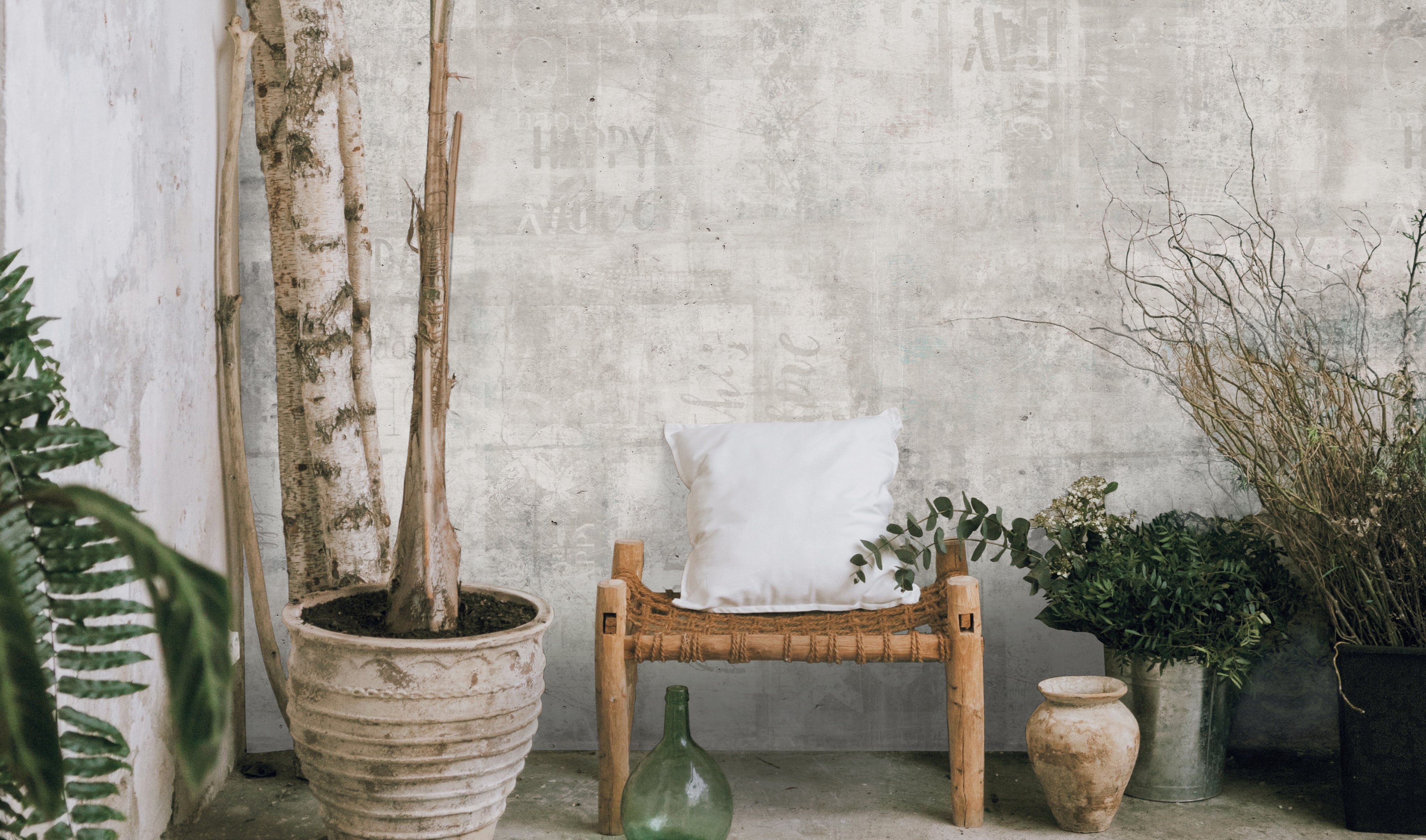 Graphic effect wall covering