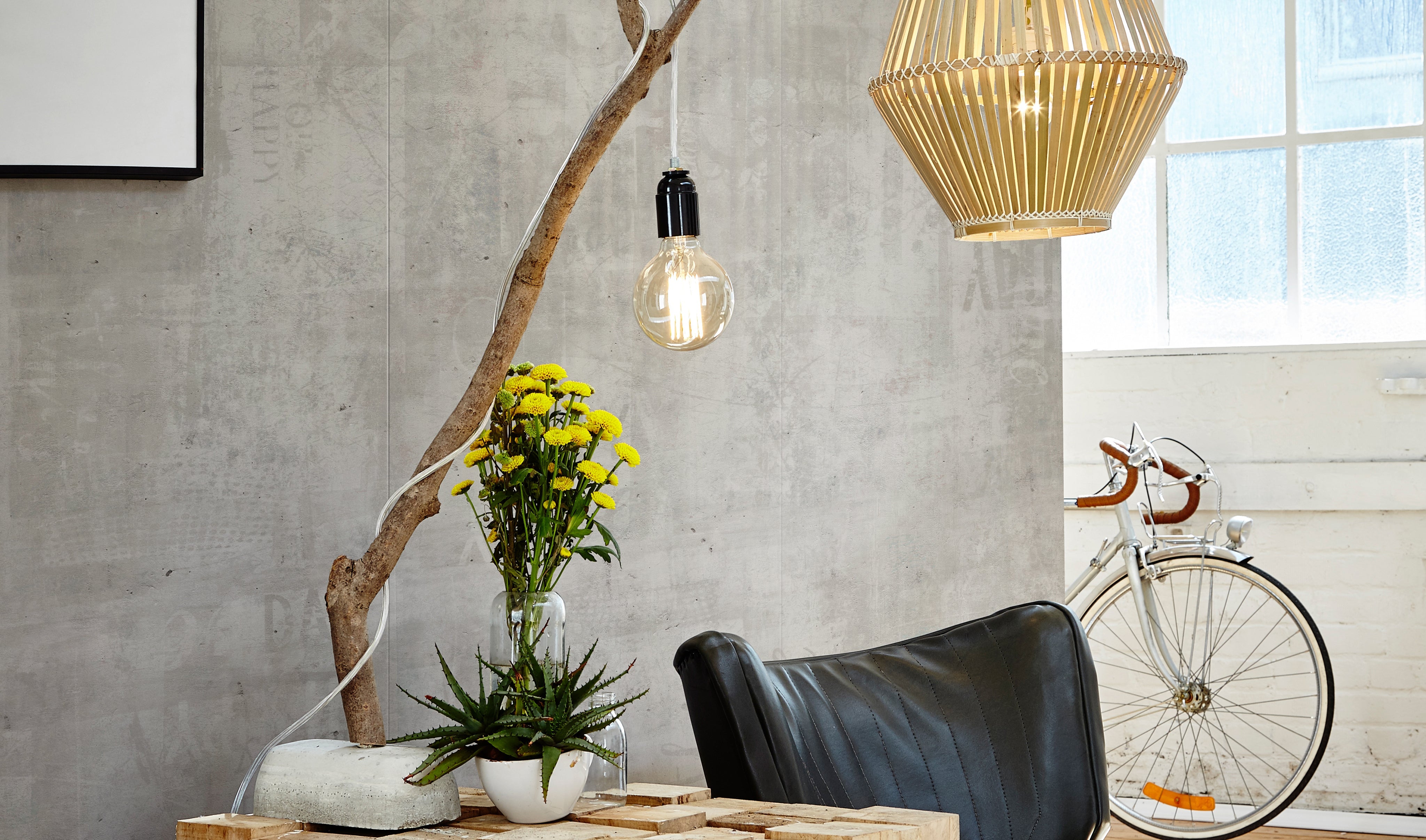 Concrete Effect Wall Covering