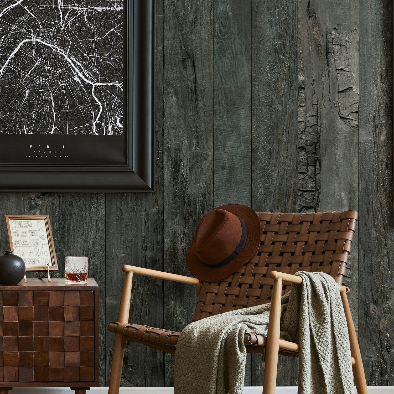 3D Shou Sugi Ban cladding