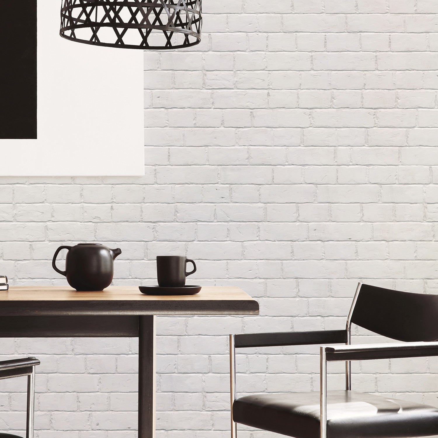 3D brick cladding , white - grayed