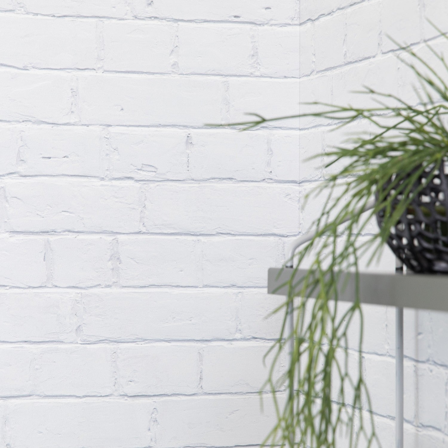 3D brick cladding , white - grayed