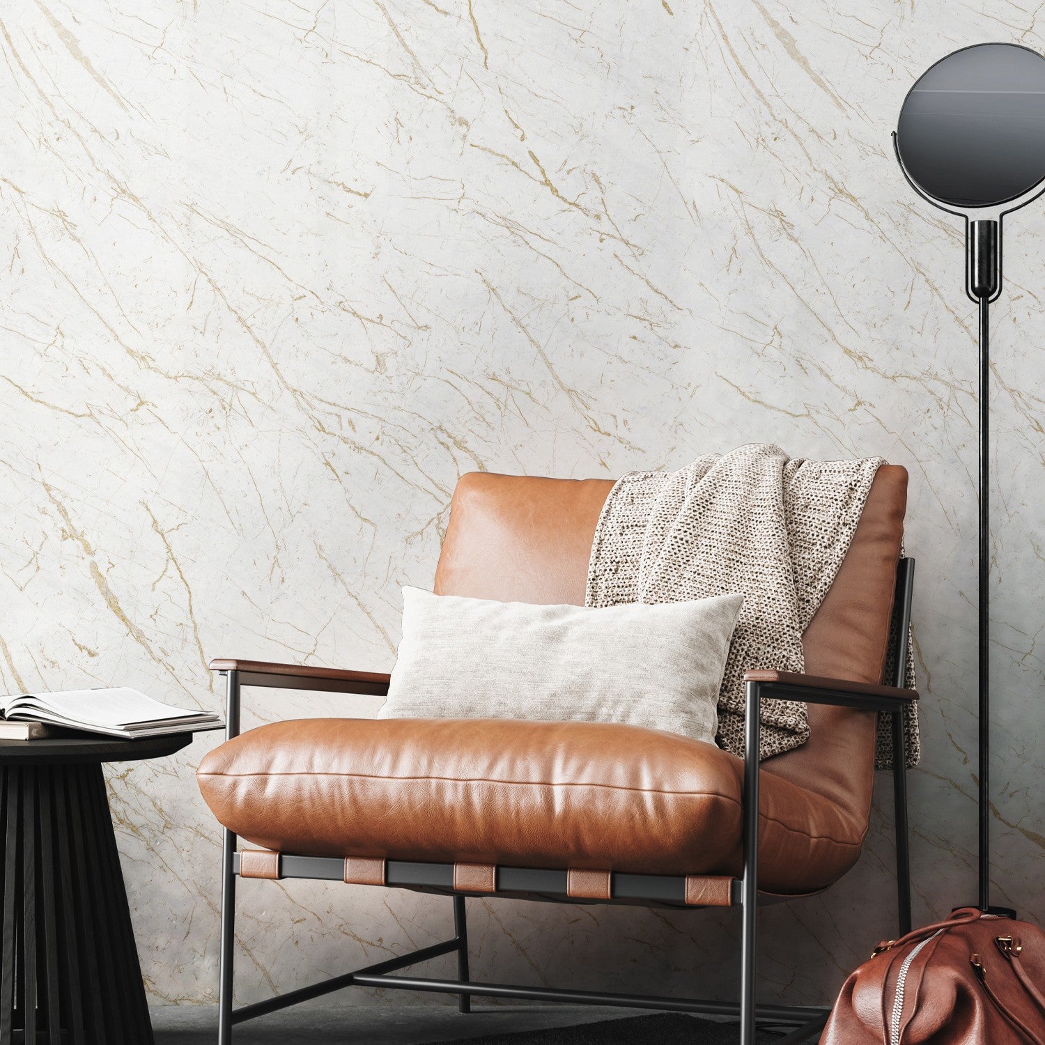 3D cladding Calacatta Marble Glossy